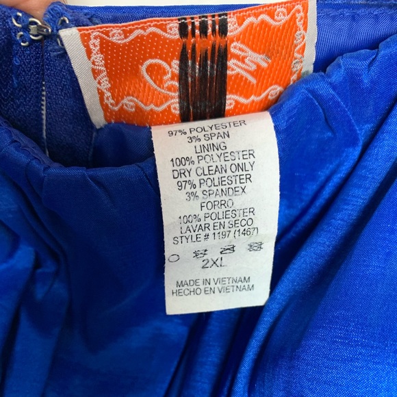 Blue Short Prom Dress - Picture 10 of 10